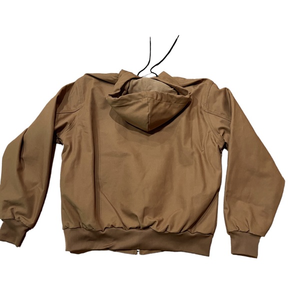 Vintage Union Line Mens Canvas Shop Hoodie Work Wear Jacket sz L Union Made USA - Picture 6 of 8